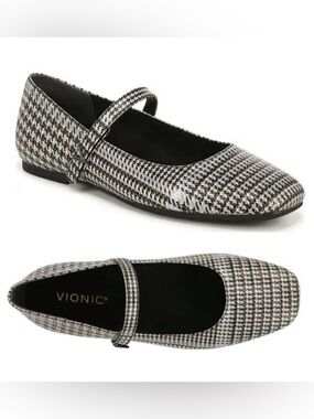 Vionic Alameda Mary Jane Flats NEW